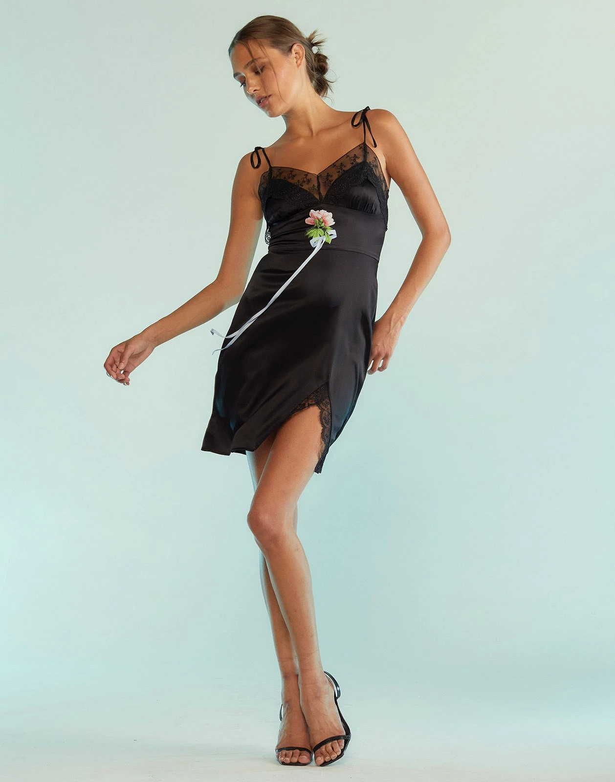 CYNTHIA ROWLEY Iris Mini Silk Dress 2 CYNTHIA ROWLEY Iris Mini Silk Dress - Image 2