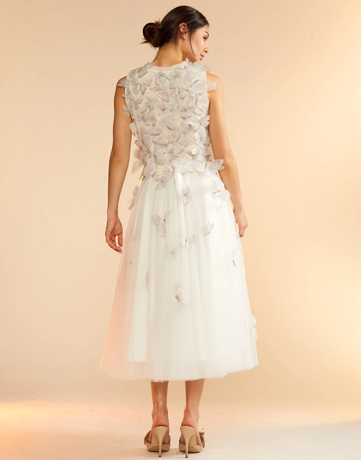 CYNTHIA ROWLEY Butterfly Tulle Skirt 5 CYNTHIA ROWLEY Butterfly Tulle Skirt - Image 5