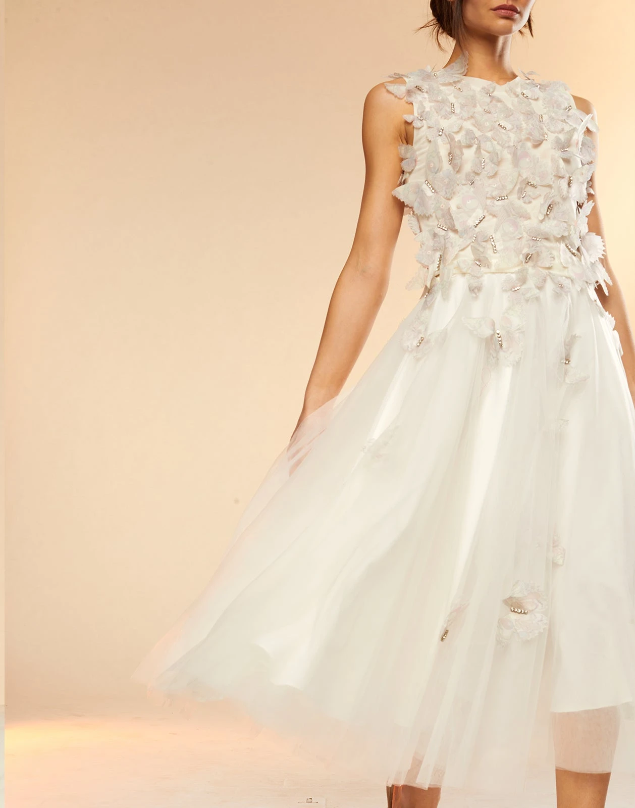 CYNTHIA ROWLEY Butterfly Tulle Skirt 7 CYNTHIA ROWLEY Butterfly Tulle Skirt - Image 7