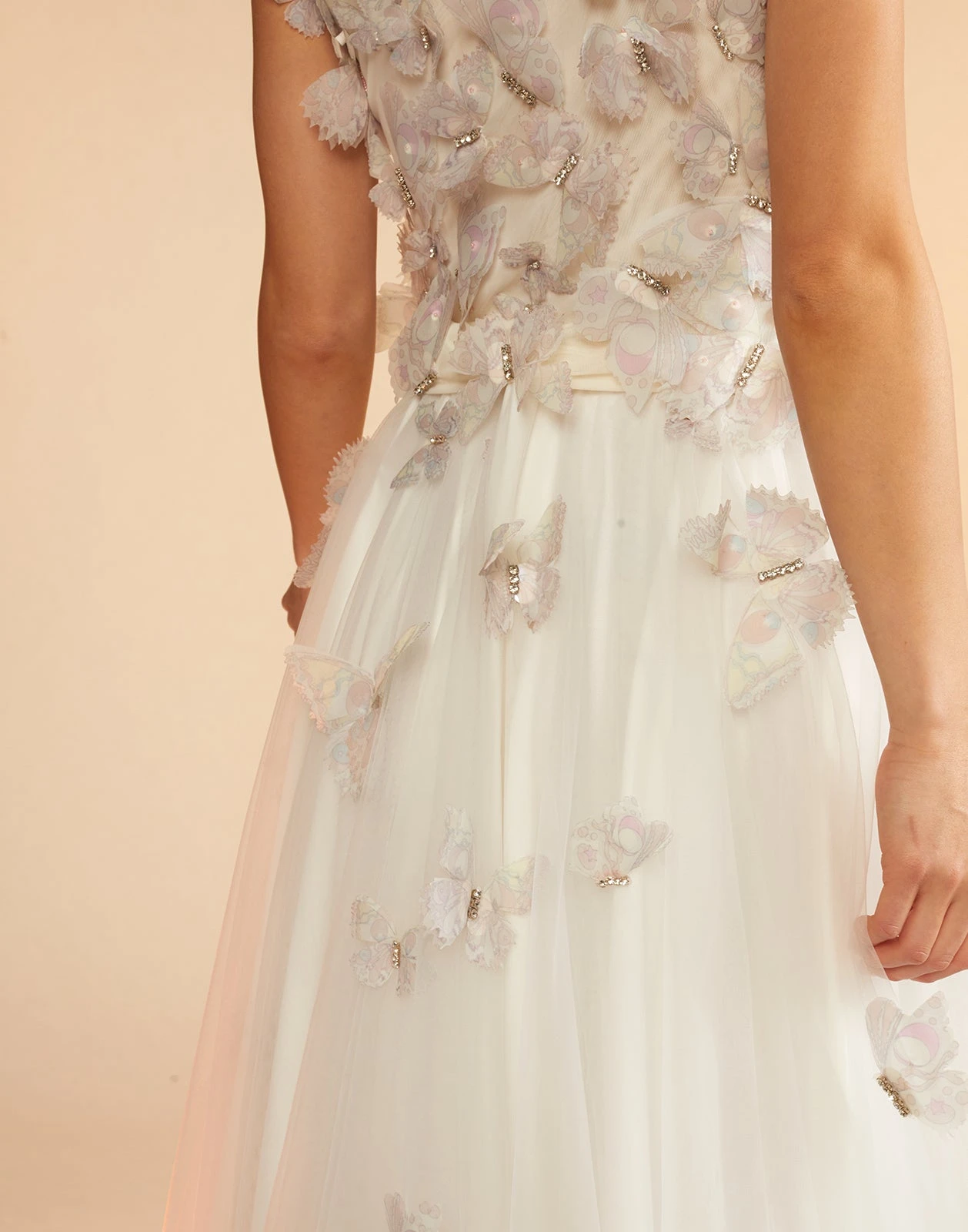 CYNTHIA ROWLEY Butterfly Tulle Skirt 6 CYNTHIA ROWLEY Butterfly Tulle Skirt - Image 6