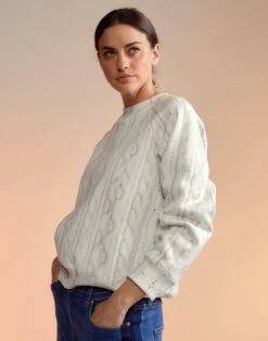 CYNTHIA ROWLEY Trompe L'oeil Jumper 6 CYNTHIA ROWLEY Trompe L'oeil Jumper -Cynthia Rowley Shop cableknit3