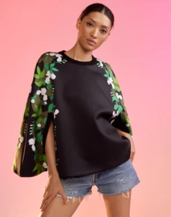CYNTHIA ROWLEY Bonded Capelet -Cynthia Rowley Shop cape1