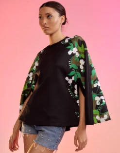 CYNTHIA ROWLEY Bonded Capelet -Cynthia Rowley Shop cape2