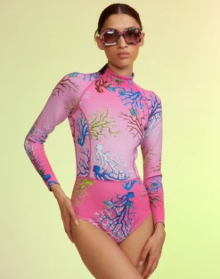 CYNTHIA ROWLEY Coral Wetsuit -Cynthia Rowley Shop coral3