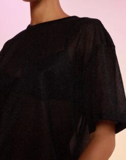 CYNTHIA ROWLEY Glitter Tee -Cynthia Rowley Shop glitertee18