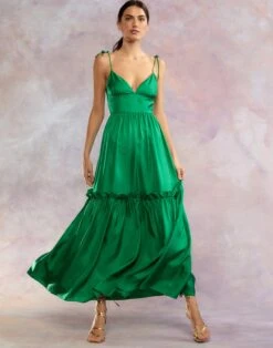 CYNTHIA ROWLEY Kea Silk Dress -Cynthia Rowley Shop green5 5ce57089 7c4a 4b85 b95f e5568b24fe50
