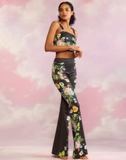 CYNTHIA ROWLEY Bonded Fit And Flare Pant -Cynthia Rowley Shop h