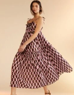 CYNTHIA ROWLEY Lisbet Tie Dress