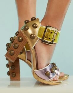 CYNTHIA ROWLEY Studded Heels