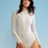 CYNTHIA ROWLEY Cable Knit Wetsuit