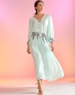 CYNTHIA ROWLEY Selene Sequin Skirt