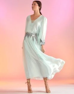 CYNTHIA ROWLEY Selene Sequin Skirt -Cynthia Rowley Shop mint4