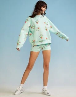 CYNTHIA ROWLEY Strawberry Bonded Shorts