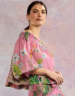 CYNTHIA ROWLEY Nola Off Shoulder Top -Cynthia Rowley Shop nola1