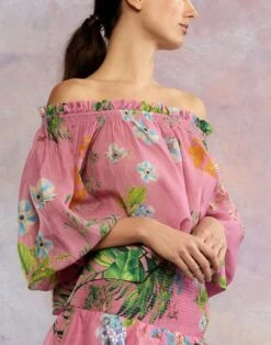 CYNTHIA ROWLEY Nola Off Shoulder Top -Cynthia Rowley Shop nola2