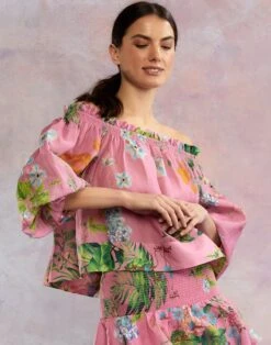 CYNTHIA ROWLEY Nola Off Shoulder Top