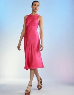 CYNTHIA ROWLEY Claudia Dress -Cynthia Rowley Shop pink4 338f14cb 27b7 4596 81e8 6c5a284684bd
