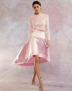 CYNTHIA ROWLEY Kendal Cropped Sweater -Cynthia Rowley Shop pink5 791473a2 3609 44d8 b8a6 e6fd367c1b8e