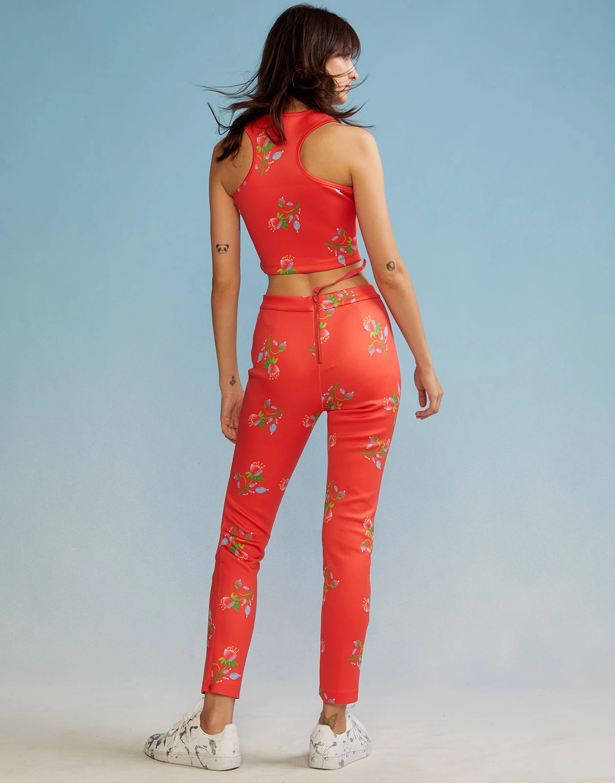 CYNTHIA ROWLEY Skinny Bonded Pants 2 CYNTHIA ROWLEY Skinny Bonded Pants - Image 2