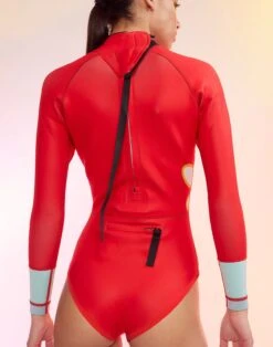 CYNTHIA ROWLEY Spring Daisy Wetsuit 6 CYNTHIA ROWLEY Spring Daisy Wetsuit -Cynthia Rowley Shop redwetsuit1