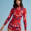 CYNTHIA ROWLEY Vine Floral Wetsuit