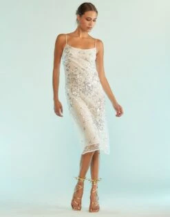CYNTHIA ROWLEY Gisele Beaded Dress