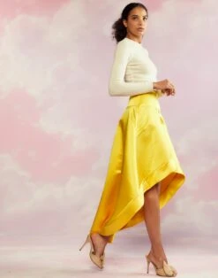 CYNTHIA ROWLEY Livia Satin Skirt -Cynthia Rowley Shop skirt6copy