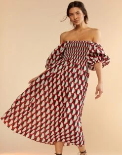 CYNTHIA ROWLEY Caprice Dress 9 CYNTHIA ROWLEY Caprice Dress -Cynthia Rowley Shop smocked8