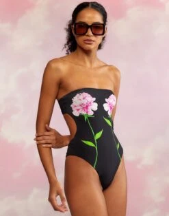 CYNTHIA ROWLEY Freya Strapless Swimsuit -Cynthia Rowley Shop strapless6