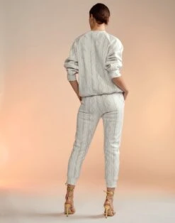 CYNTHIA ROWLEY Cable Knit Printed Lounge Pants -Cynthia Rowley Shop sweatpant3