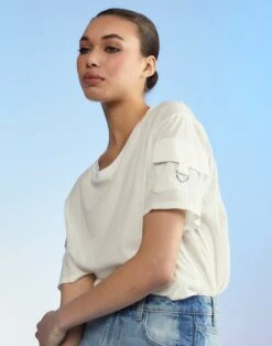 CYNTHIA ROWLEY Cargo Pocket T-Shirt
