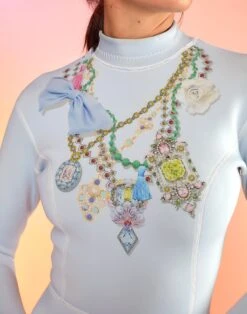 CYNTHIA ROWLEY Jewel Necklace Wetsuit -Cynthia Rowley Shop wetsuit10