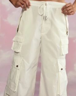 CYNTHIA ROWLEY Kim Cargo Pant -Cynthia Rowley Shop white4 a199f34f cf61 42cc a936 7740c19f6012