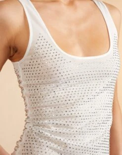 CYNTHIA ROWLEY Polaris Crystal Tank -Cynthia Rowley Shop whitecrystal5