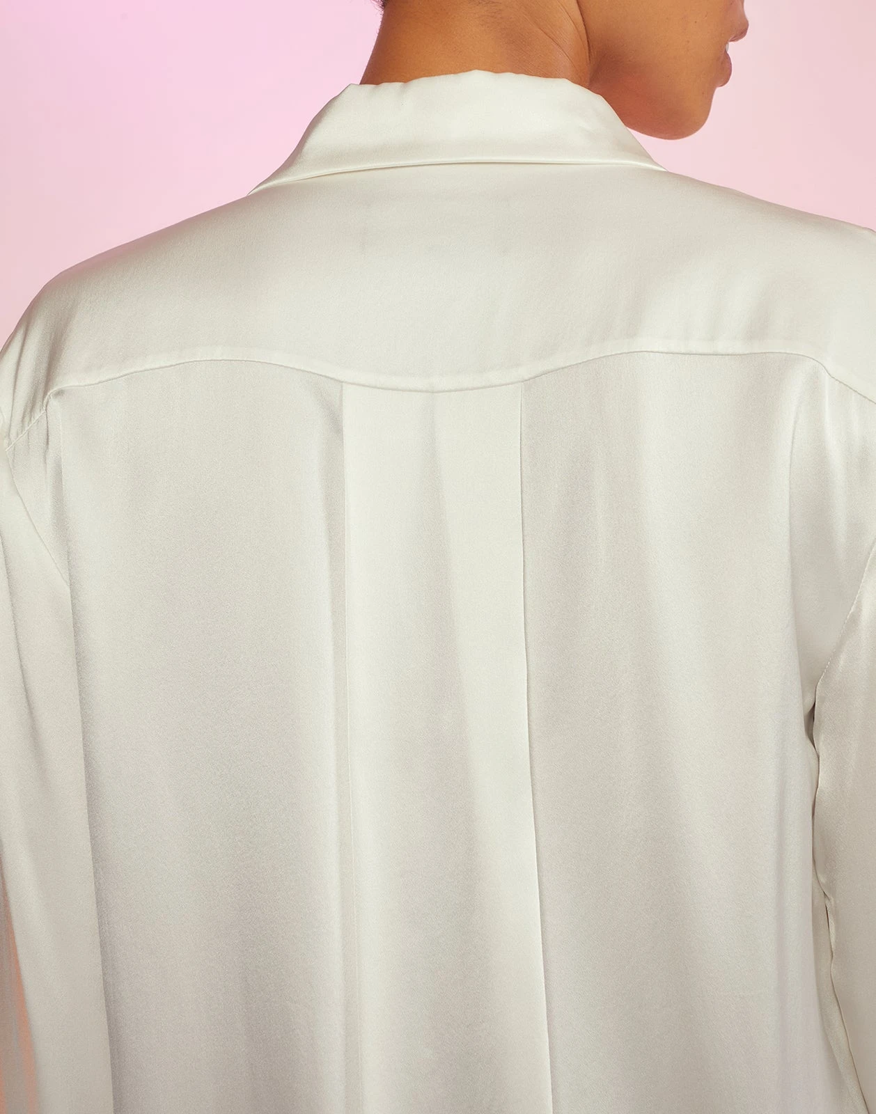 CYNTHIA ROWLEY Silk Charmeuse Shirt Dress 4 CYNTHIA ROWLEY Silk Charmeuse Shirt Dress - Image 4