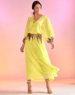 CYNTHIA ROWLEY Selene Sequin Skirt