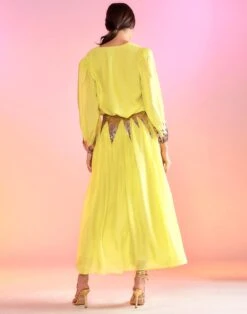 CYNTHIA ROWLEY Selene Sequin Skirt -Cynthia Rowley Shop yellow4copy2